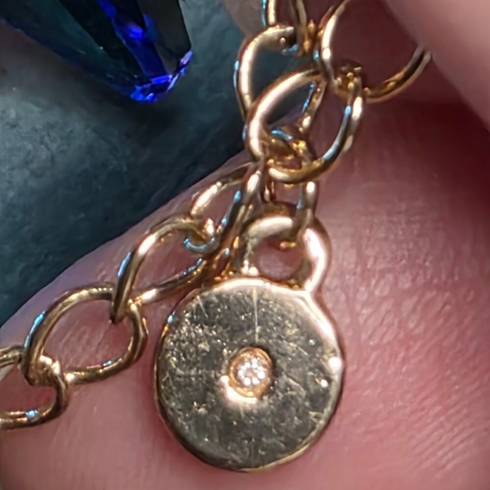 Cato 1946 Wire Wrapped Statement Pendant Necklace Teardrop Gold Tone 53 - Picture 8 of 8